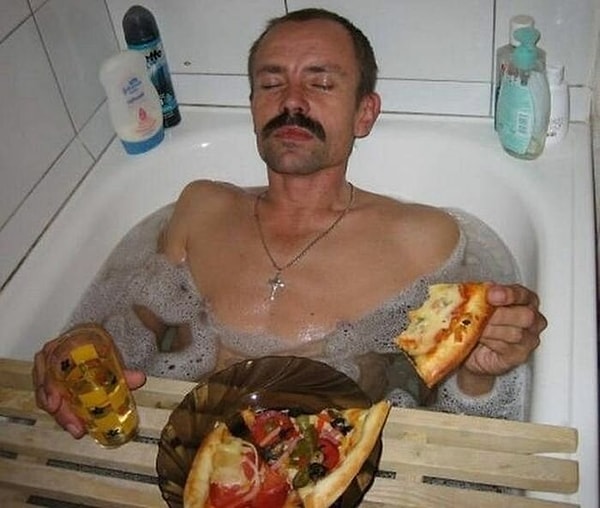 1. Медитация по ходу уже началась... 🍕