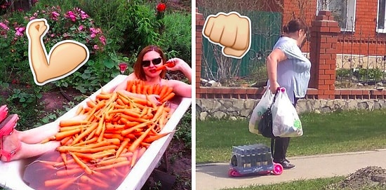 Коня на скаку остановят! Фото, которые доказывают, что русские женщины и без помощи мужчин способны на многое