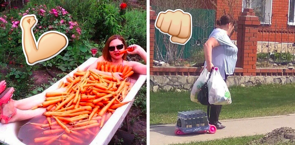 Коня на скаку остановят! Фото, которые доказывают, что русские женщины и без помощи мужчин способны на многое