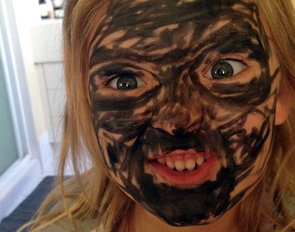 5. Мамина красотка. Отмывать теперь все это надо часа три.