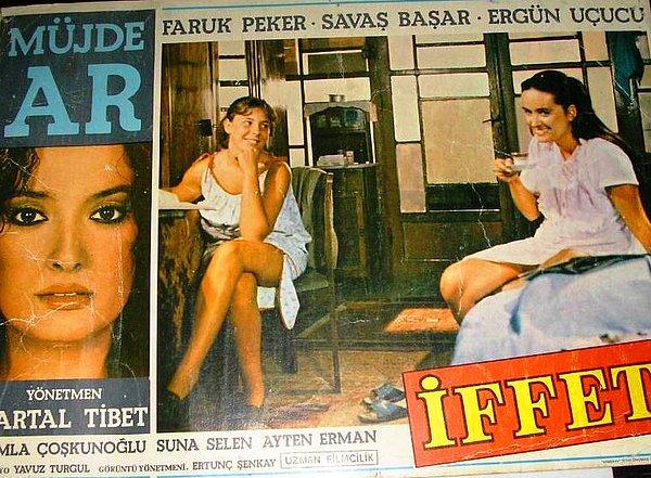 Türk Sineması'nın dönüm noktalarından birisi olarak kabul edilen İffet'in senaryosu Yavuz Turgul'a aittir. Çok bilinmez ama yönetmeni de usta isim Kartal Tibet'tir.