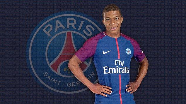 3. Kylian Mbappé / AS Monaco FC ➡️ Paris Saint-Germain FC / 135 milyon €