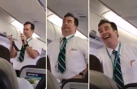 Uçuş Güvenliği Kurallarını Kendine Has Bir Yöntemle Anlatan Kabin Memuru