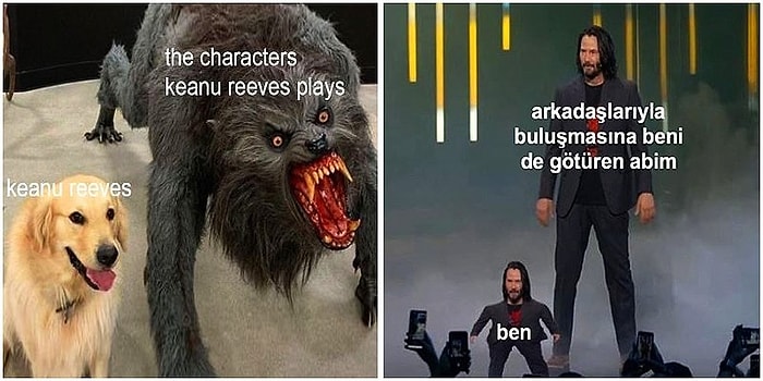 Oyunculuğu ve Kişiliğiyle Hepimizi Kendine Hayran Bırakan Keanu Reeves'i Goygoylarına Alet Eden Kişilerden 15 Paylaşım