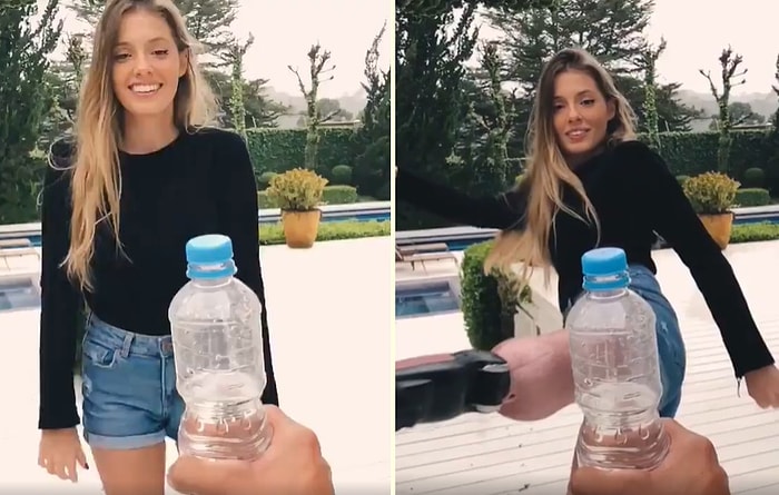 Engelli Kadından Muhteşem #bottlecapchallange Videosu!