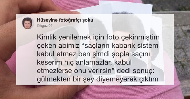 Kimlik Kartı Değişimi İçin Çekildiği Fotoğrafta Saçlarının Azizliğine Uğrayan Gencin Fotoğrafçıyla Yaşadığı Komik Anlar