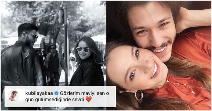 Kubilay Aka'nın Sevgilisi Miray Daner'le Fotoğrafına Yazdığı Aşk Dolu Sözler ve Karşılığında Aldığı Aşırı Minnoş Cevap