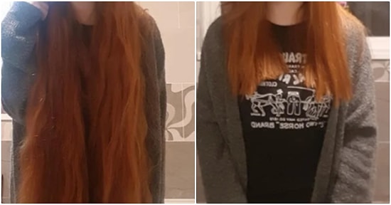 İyilik Sayesinde Çiçek Gibi Olduk! Kesilen Saçını Kanser Hastalarına Peruk Yapılması İçin Bağışlayan Kadın