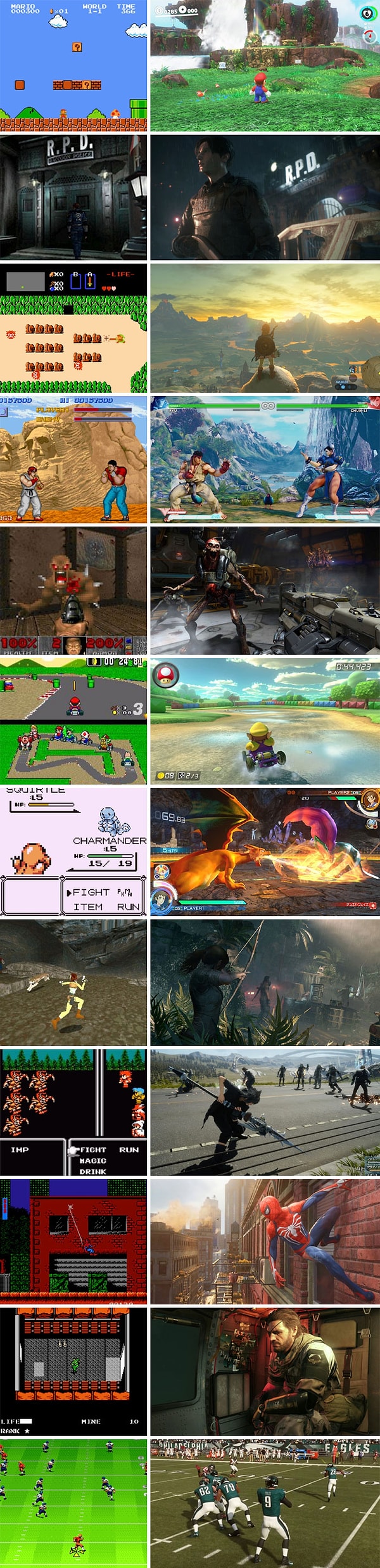 5. Графика в видеоиграх: тогда и сейчас