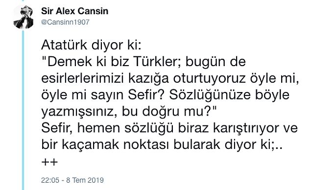 Mustafa Kemal Atatürk'ün Fransız Sözlüğünde Türkler İçin Kullanılan Çirkin Deyimi Kaldırtmasının Hikâyesi