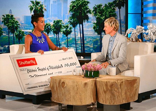 15. Ellen DeGeneres, tek hayali the Ellen Show'a gelmek olan bir kadının dileğini gerçekleştirdi.