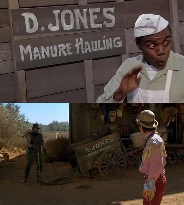 17. В продолжение темы местных бизнесменов: Таннены постоянно врезаются в навоз производства семейства Джонсов.