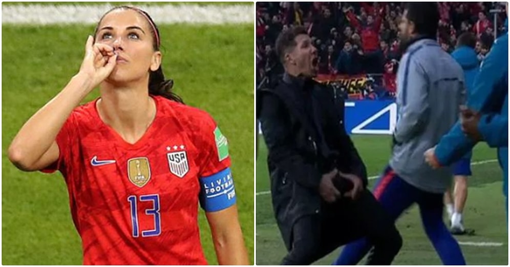 Başarılı Kadın Futbolcu Alex Morgan Çay İçme Hareketi ile Yaptığı Gol Sevincine Karşı Yapılan Eleştirilere Tepki Gösterdi
