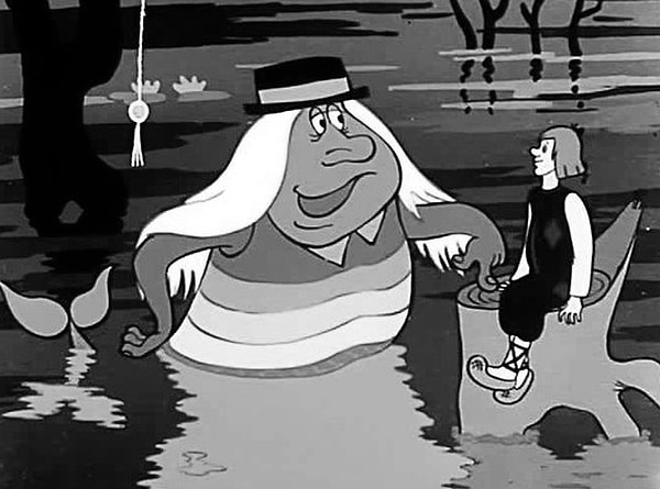 4. Какого цвета (по большой части) был Водяной?