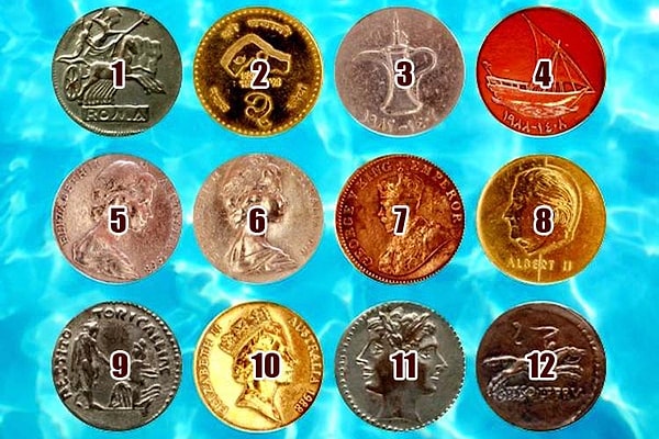 Закройте глаза, загадайте желание и представьте его в своей голове. А затем выберите монетку, которая вас "позвала".