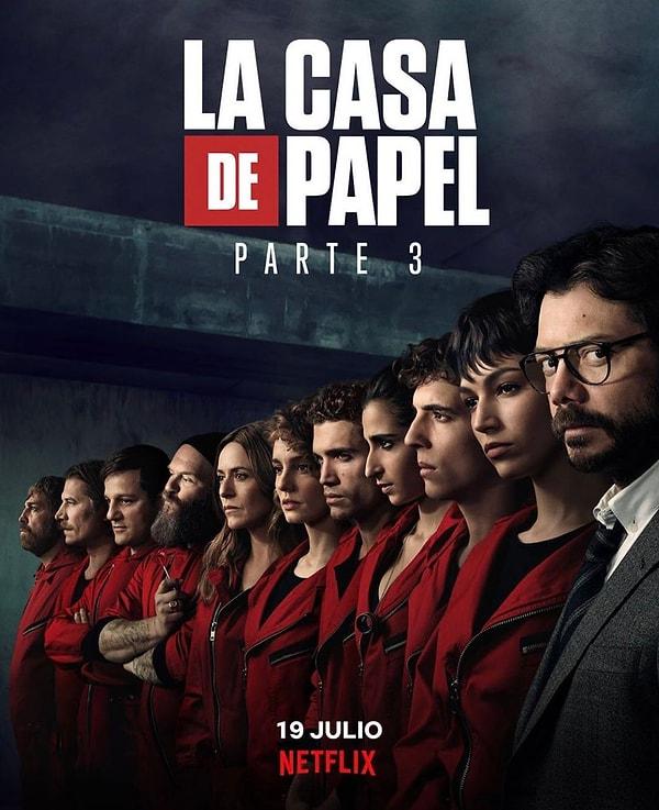 10. La Casa de Papel üçüncü sezonundan poster yayınlandı.