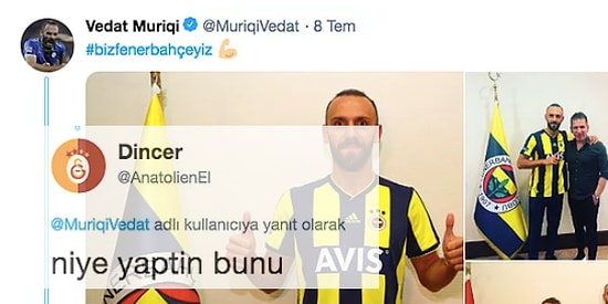 Vedat Muriqi'nin Fenerbahçe'ye Transferine Aşırı Efkarlanan Galatasaray Taraftarı