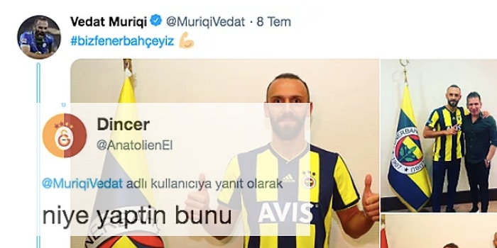 Vedat Muriqi'nin Fenerbahçe'ye Transferine Aşırı Efkarlanan Galatasaray Taraftarı