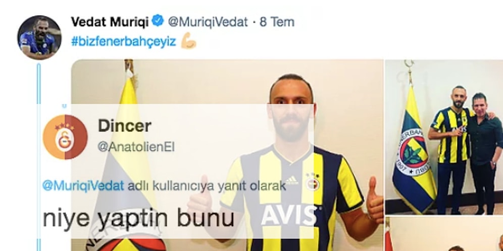 Vedat Muriqi'nin Fenerbahçe'ye Transferine Aşırı Efkarlanan Galatasaray Taraftarı