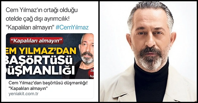 Cem Yılmaz da hakkında ortaya atılan bu iddiaya sosyal medya hesabından sert bir cevap verdi haliyle...