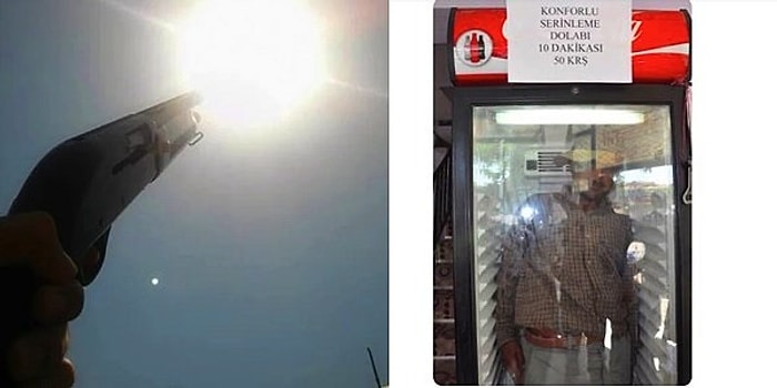 Sıcaklara Karşı Verdikleri Mücadeleyi Tek Bir Görselle Anlatarak Güldüren Takipçilerimiz