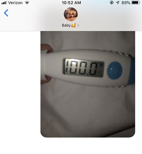 7. «Отправила парню фото с градусником, а он подумал, что это положительный тест не беременность, и испугался»