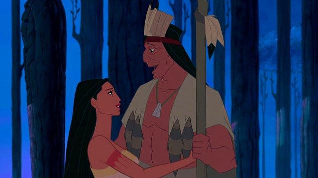 4. Pocahontas'ın babası Şef Powhatan