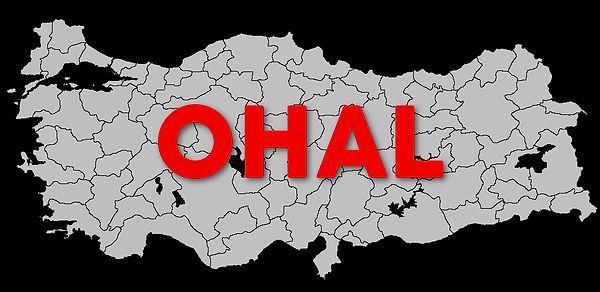 2016 - Türkiye'de 3 aylığına OHAL ilan edildi.
