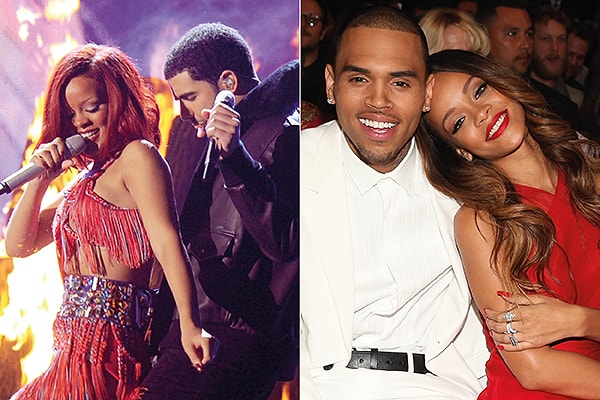 18. Дрейк - Рианна - Крис Браун