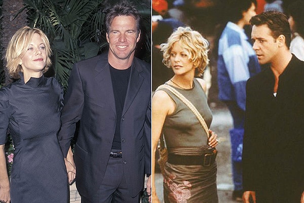 20. Деннис Куэйд - Мег Райан - Рассел Кроу