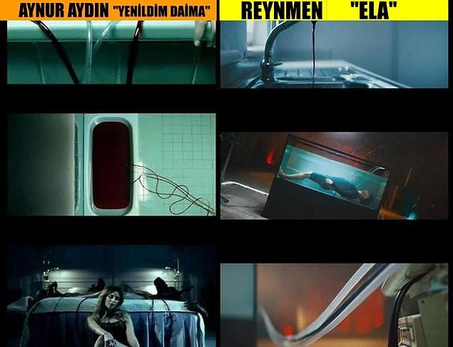 Reynmen'in Ela adlı şarkısına çektiği klibin, Aynur Aydın'ın 2012 yılında yayınladığı Yenildim Daima şarkısının klibinin bazı sahnelerine olan benzerliği, sosyal medya üzerinde klibin çalıntı olduğu iddiasının yayılmasına neden oldu.