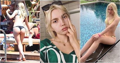 Aleyna Tilki Kilo Eleştirilerine İnat Verdiği Bikinili Pozlarla Sosyal Medyayı Sallamaya Devam Ediyor!