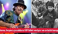 Adamsın Santana! Dünyaca Ünlü Gitaristin İstanbul Konseri ve Boyacı Roman Çocuklarla Muhteşem Anısı