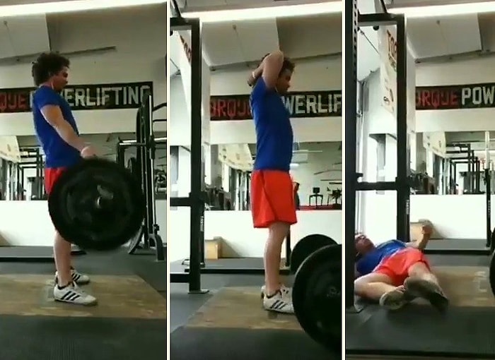 Что бывает, когда слишком много на себя берешь в спортзале (не для впечатлительных)