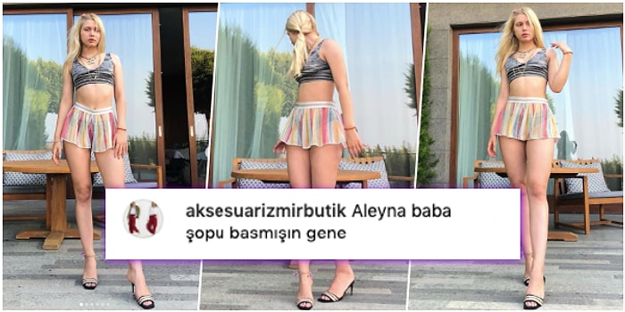 Yine Photoshop Mevzusu! Aleyna Tilki, Paylaştığı Fotoğraftaki Abartılı Bacak Boyu Milletin Diline Düşünce Cevabını Vermekte Gecikmedi