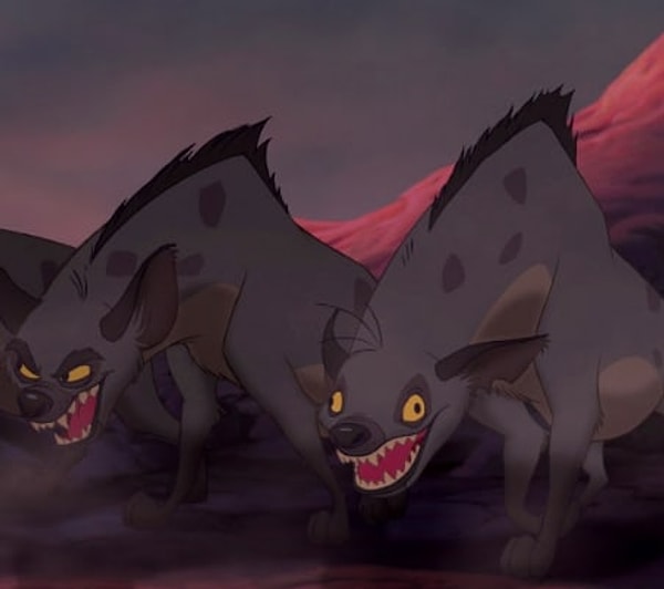 2. А двух других гиен — Банзая и Эда — просто не существует. Внезапно, да?