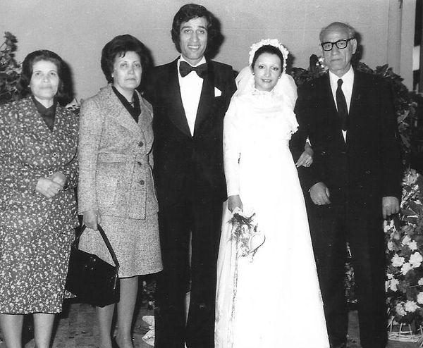 25. Kemal Sunal'ın düğününden bir kare, İstanbul, 1975.