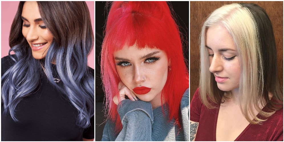 Kuaföre Gitme İsteği Uyandıran Trend: Saçlarında Sıradanlıktan Sıkılanlar İçin İki Renkli Saçlar Geliyor