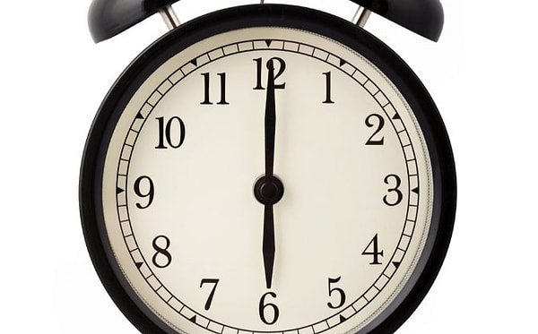 Вы проходите этот тест в 6 часов дня! ⏰