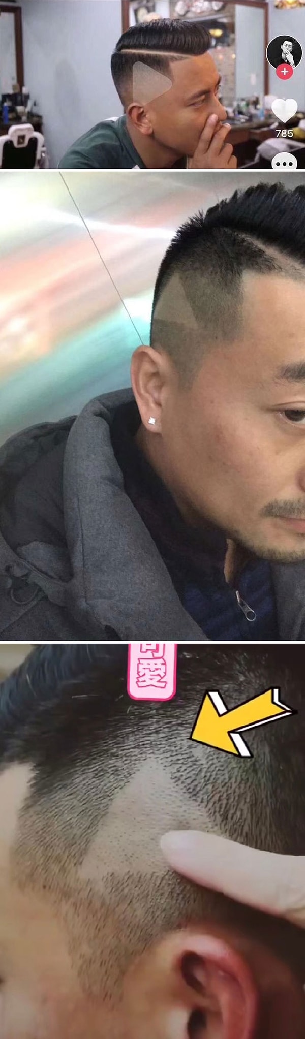 18. Парень запаузил видео, чтобы показать парикмахеру, какую прическу он хочет. Вот что из этого получилось: