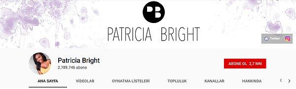 4. Patricia Bright, 2.789.746 abone