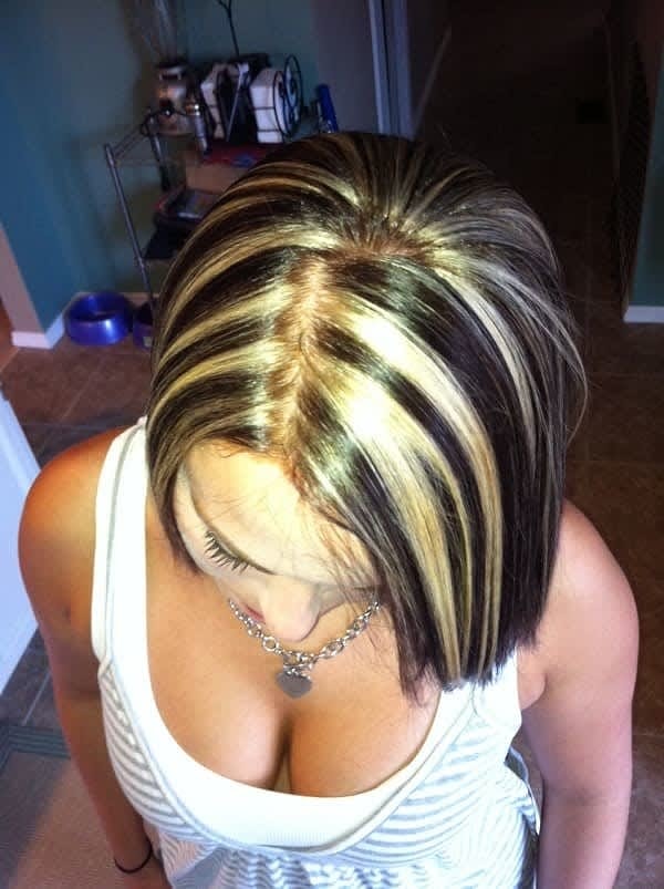 17. Делали такое мелирование