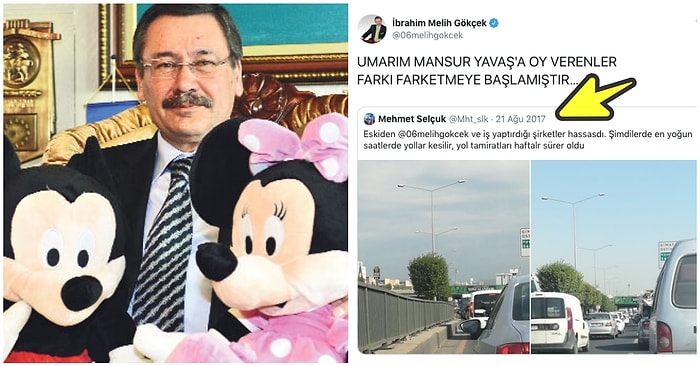 2017 Yılında Atılmış Bir Tweet'i Alıntılayarak Mansur Yavaş'a Yüklenen İ. Melih Gökçek'e Sosyal Medyadan Gelen Tepkiler