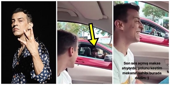 Arabasında Son Ses “Mekanın Sahibi” Parçasını Dinleyen Kişi Trafikte Norm Ender ile Karşılaşınca Hayatının Şokunu Yaşadı