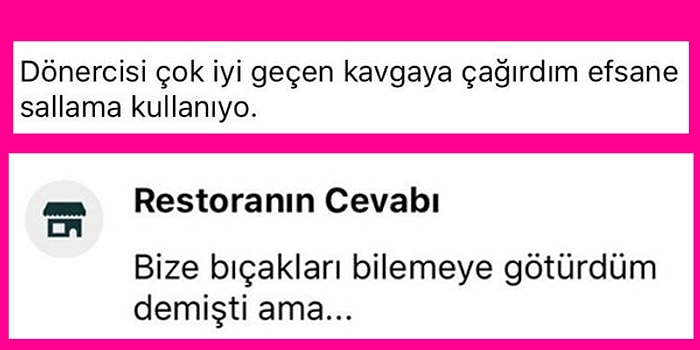 Yemeksepeti'nin Birbirinden Sayko Restoran Sahiplerinden Atarlı ve Komik 11 Cevap