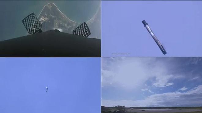 Elon Musk, SpaceX'in Falcon 9 Roketinin Yeryüzüne Dönerken Değişik Açılardan Görüntülerinin Yer Aldığı Videoyu Paylaştı!