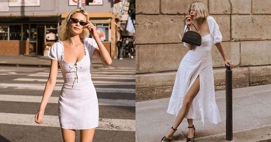 Ne de Güzel Olursunuz! Bir An Önce Gidip Almak İsteyeceğiniz ve Zarifliğine Aşık Olacağınız 15 Beyaz Elbise