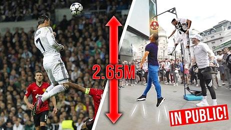 Ronaldo Kadar Yükseğe Zıplayıp Topa Kafa Atabilenin 1000 Sterlin Kazandığı Yarışma