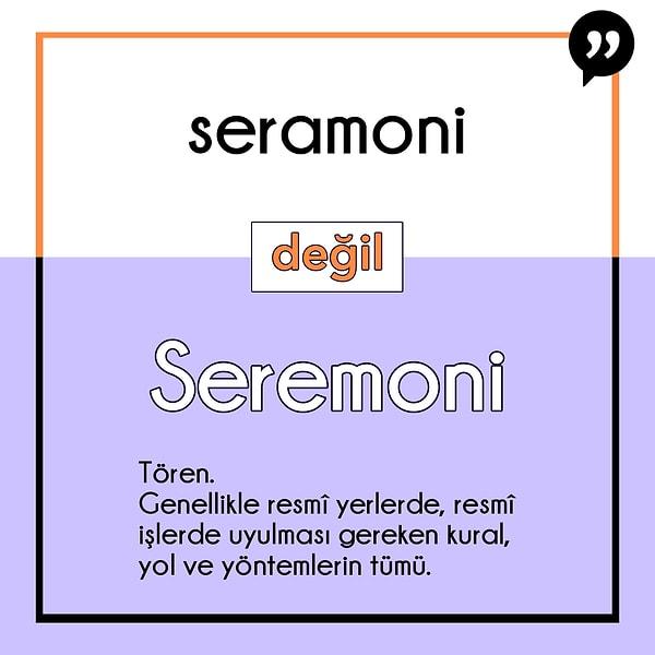 2. Seremoni