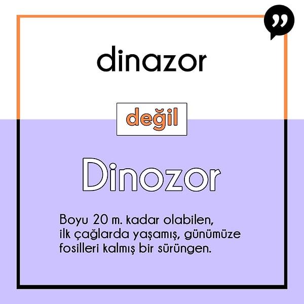 7. Dinozor